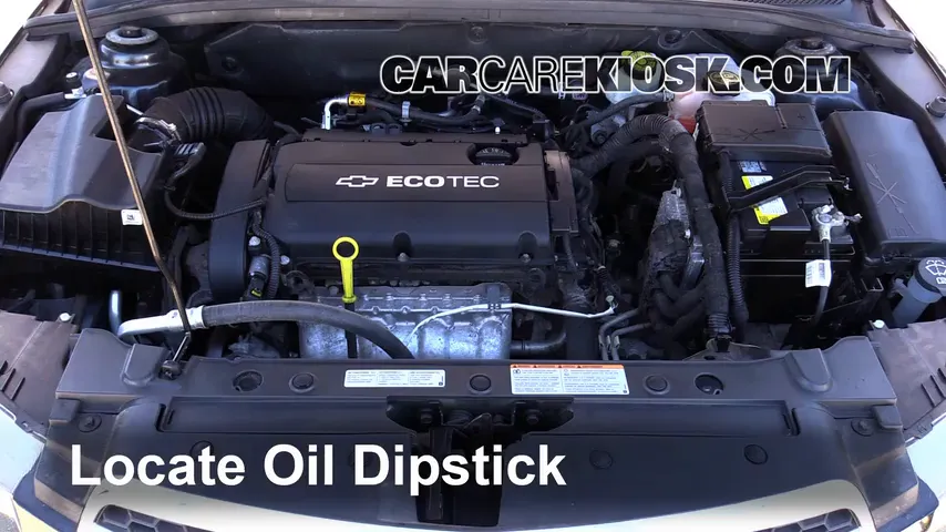 2014 Chevrolet Cruze LS 1.8L 4 Cyl. Sedan (4 Door) Oil Check Oil Level